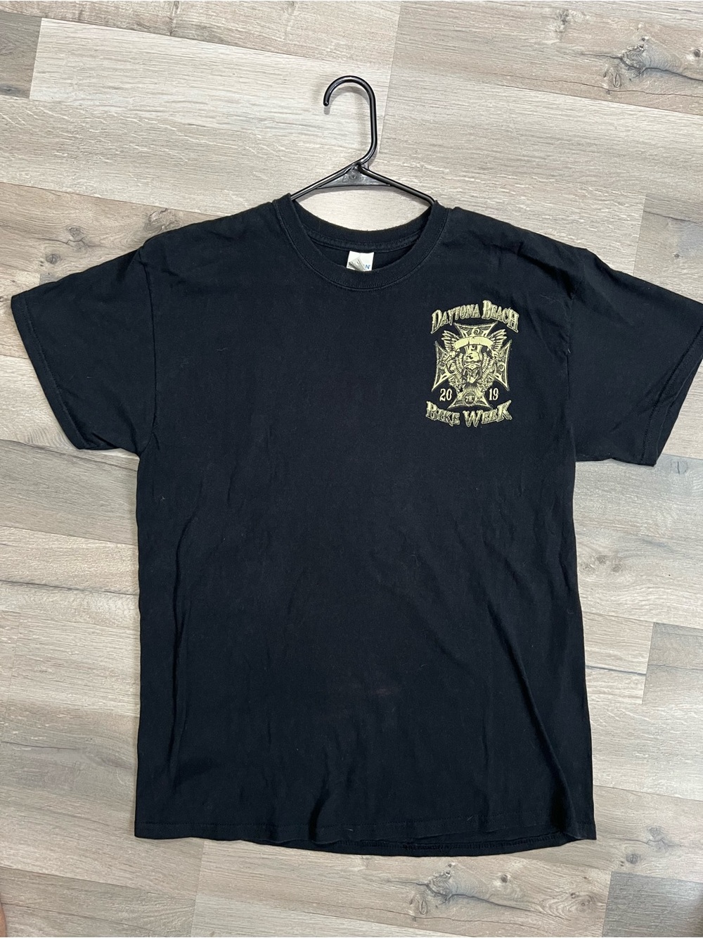 Daytona Beach Bike Week 2019 Shirt Mens Large 78th Anniversary Iron Cross Tee